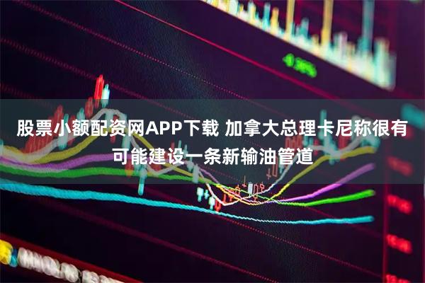 股票小额配资网APP下载 加拿大总理卡尼称很有可能建设一条新输油管道